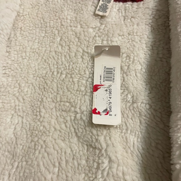 NWT! Peek boy's plaid shacket Sherpa-lined jacket XL/10 - Picture 6 of 6